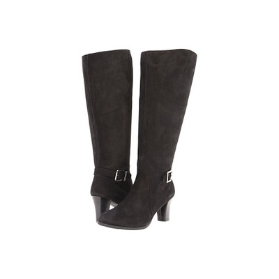 Ros Hommerson, Tazmin, black suede Extra Wide Calf