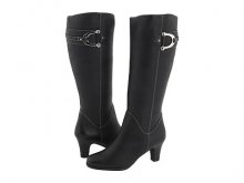 Ros Hommerson wide calf boots Wayne (Super Wide Shaft) 19" Black