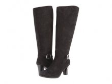 Ros Hommerson, Tazmin, black suede Extra Wide Calf