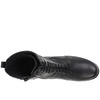 Ros Hommerson Military womens boots black leather