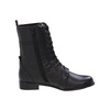 Ros Hommerson Military womens boots black leather