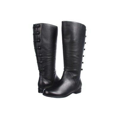 Ros Hommerson Trendy Wide Calf Black Leather