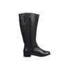 Ros Hommerson Trendy Extra Wide Calf Black Leather