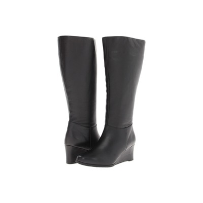 Ros Hommerson Tess Super Wide Calf Black Water Proof Wedge boot