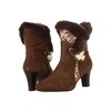 Ros Hommerson Women's Zumba Bootie Brown Leather/Suede
