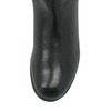 Rose Petals Trudy-2 Extra Wide Calf Black Leather