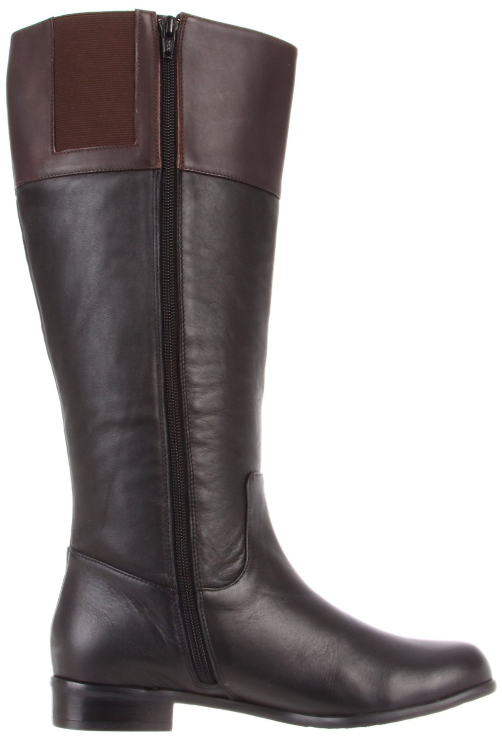 Ros Hommerson Chip boot Black/Brown Leather Wide calf [H-41898] - $153.99 : Slim and Skinny Calf ...