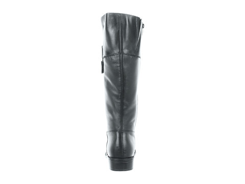 David Tate Eileen Black Leather Wide Wide shaft - $179.00 : Wide Calf ...